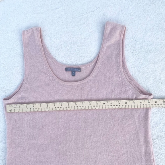 Neiman Marcus The Cashmere Collection Tank Top Womens 3XL Blush-Pink - Picture 7 of 10
